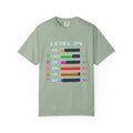 Level 24 Progress Bars T-shirt | Gamer Stats Tee, Birthday Level Shirt