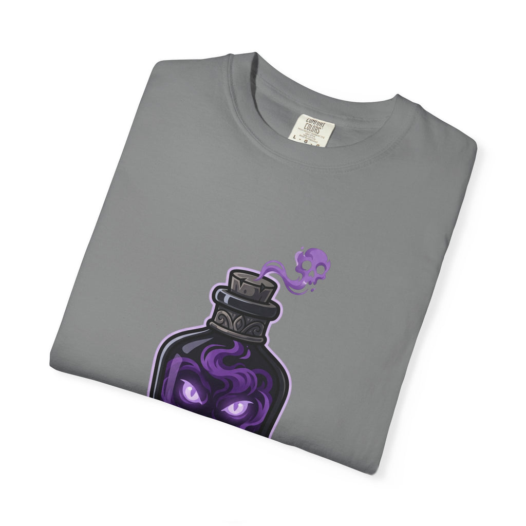 Anxiety Awareness Potion T-shirt | RPG Stat Style Mental Health Tee
