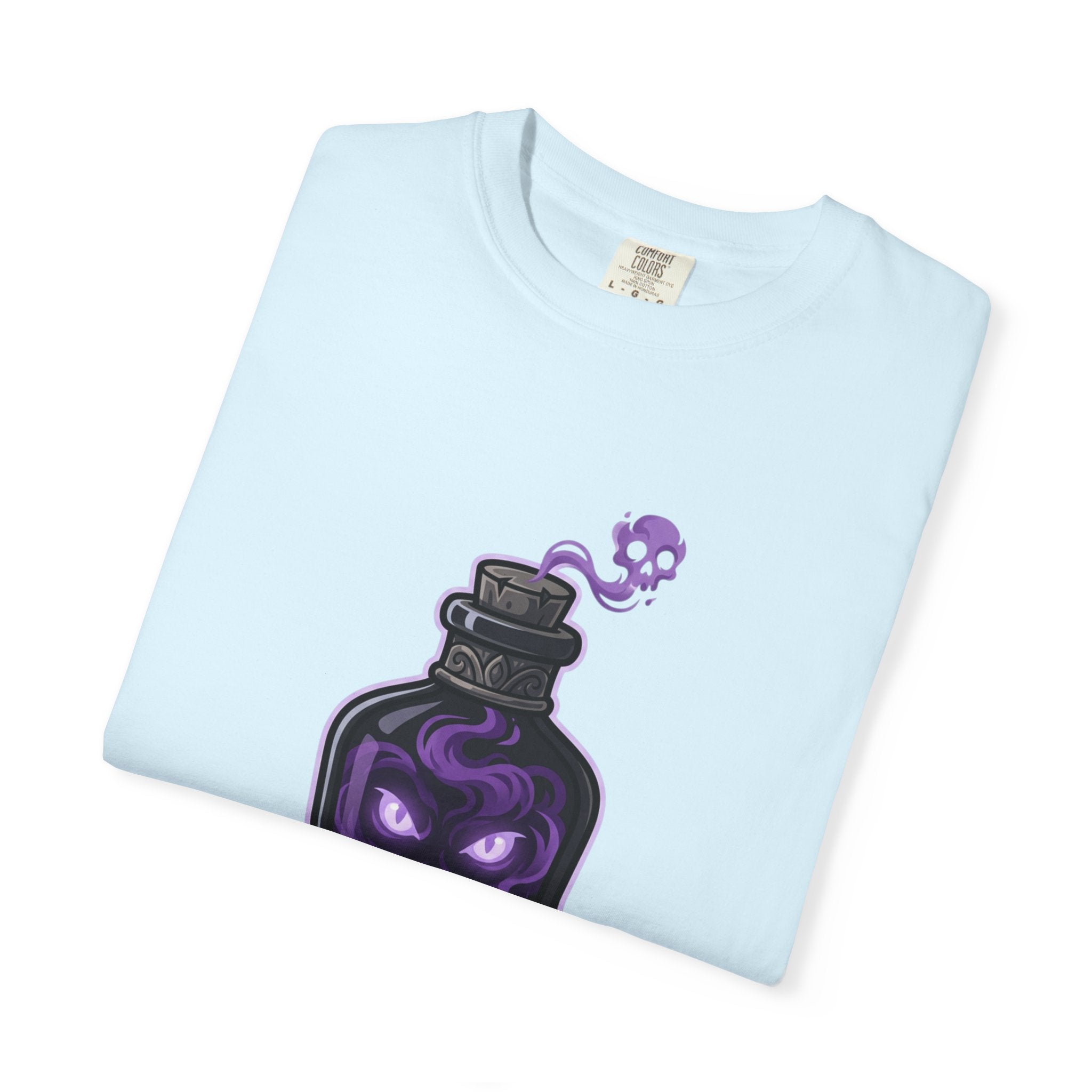 Anxiety Awareness Potion T-shirt | RPG Stat Style Mental Health Tee