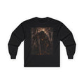 Grim Reaper Knight Illustration Long Sleeve Tee | Dark Fantasy Quote Backprint