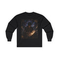 Child Reading Starry Book, Long Sleeve Tee | Mystic Night Illustration